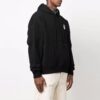 Jersey con logo Off-White para hombre FW21, corte holgado, negro