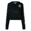 Jersey con logotipo bordado Off-White Negro