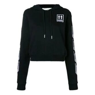 Jersey con logotipo bordado Off-White Negro