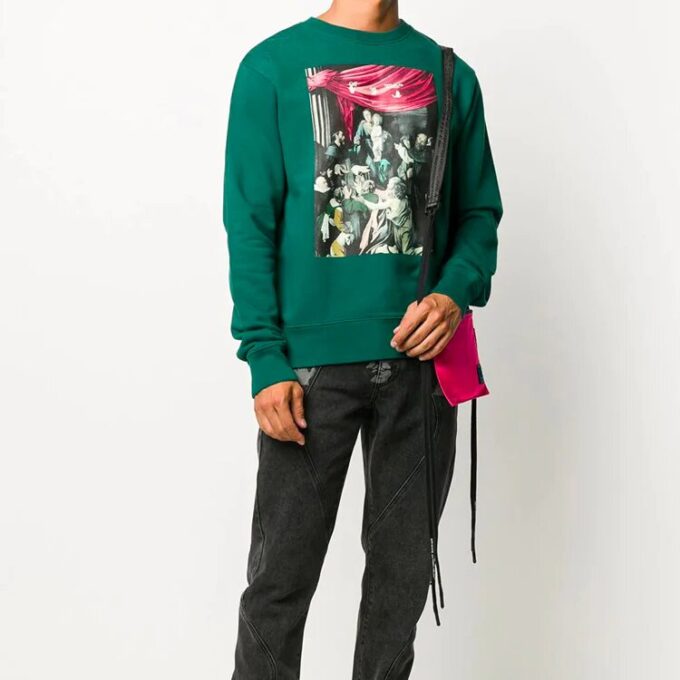 Jersey con logotipo Caravaggio para hombre FW20