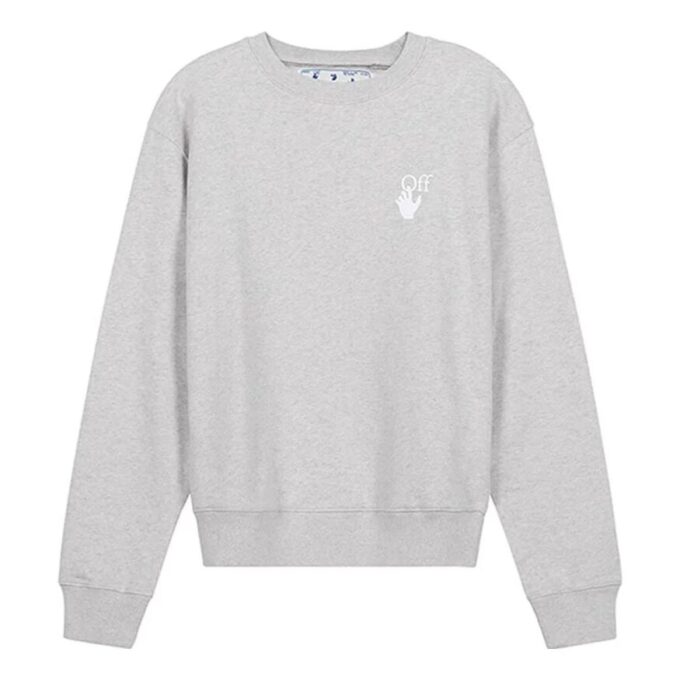 Jersey con logotipo impreso «Cut Here» en gris claro