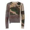 Jersey de algodón con estampado SS19 para hombre, estilo camuflaje