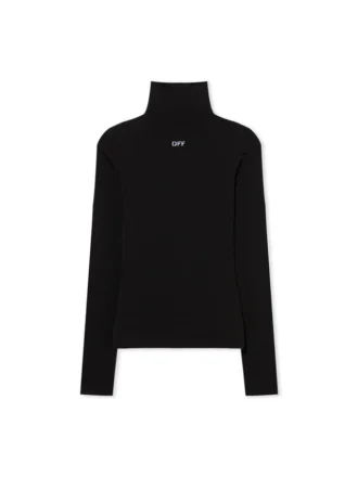 Jersey de cuello alto de manga larga Off Stamp Second Skin