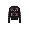 Jersey de cuello redondo ajustado Caravaggio «Negro/Rojo»