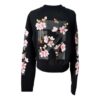 Jersey de cuello redondo con bordado floral «Cherry Blossoms» de Off-White Fw17