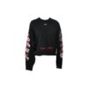 Jersey de cuello redondo con bordado floral «Cherry Blossoms» de Off-White Fw17