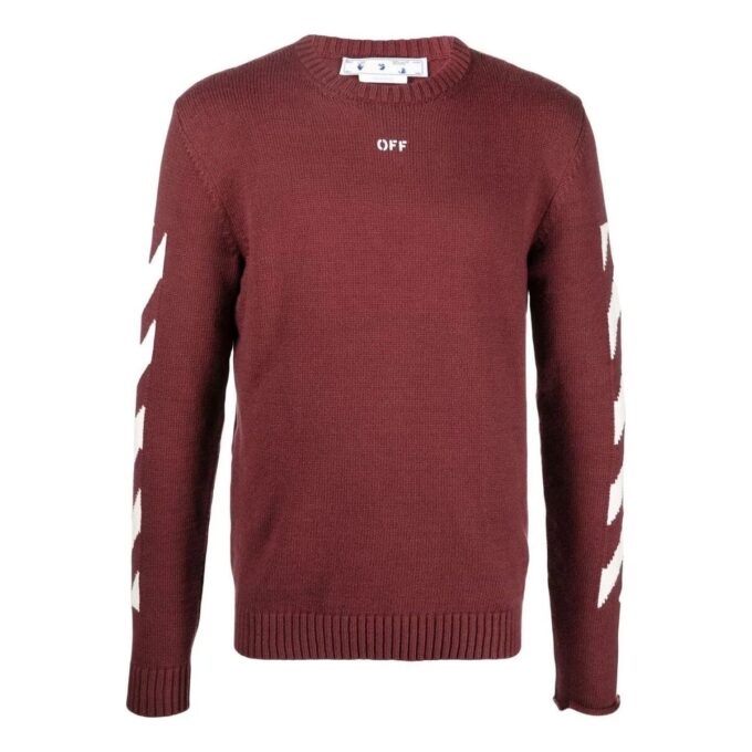 Jersey de cuello redondo con diseño de flechas