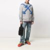 Jersey de cuello redondo con estampado de Arrows SS21, gris