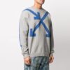 Jersey de cuello redondo con estampado de Arrows SS21, gris