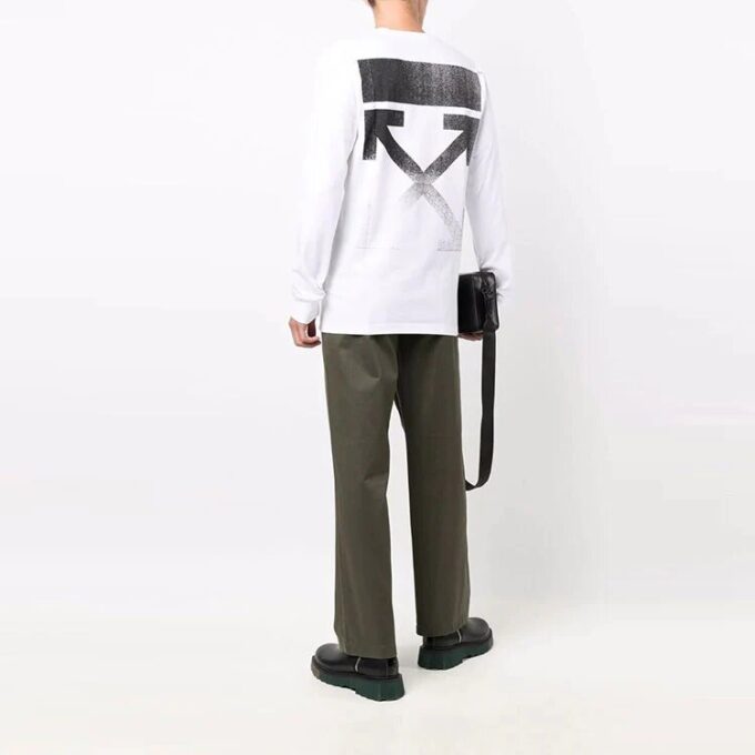 Jersey de cuello redondo con estampado de Arrows y logotipo FW21, versión estándar, blanco