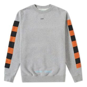 Jersey de cuello redondo con estampado de cuadros en la espalda, versión gris