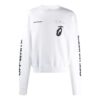 Jersey de cuello redondo con estampado de flechas Blanco
