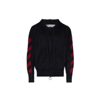 Jersey de cuello redondo con estampado de flechas FW20 para hombre, negro
