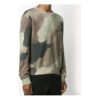 Jersey de cuello redondo con estampado de logotipo de Arrows para hombre, FW20, camuflaje/verde