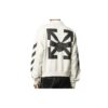 Jersey de cuello redondo con estampado de logotipo de Arrows para hombre, gris/blanco