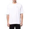 Jersey de cuello redondo con estampado SS22, pantalones cortos, versión estándar, blanco