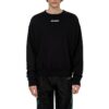 Jersey de cuello redondo con flechas FW20 para hombre, negro