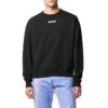 Jersey de cuello redondo con flechas FW20 para hombre, negro