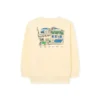 Jersey de cuello redondo con grafitis