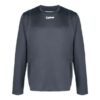 Jersey de cuello redondo con logo, manga larga, versión gris