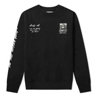 Jersey de cuello redondo con logo Mona Lisa para hombre de la colección SS19