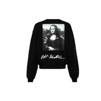 Jersey de cuello redondo con logo Mona Lisa para hombre de la colección SS19