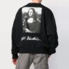 Jersey de cuello redondo con logo Mona Lisa para hombre de la colección SS19