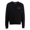 Jersey de cuello redondo con logo Off-White para hombre, colección Otoño-Invierno 2021, negro