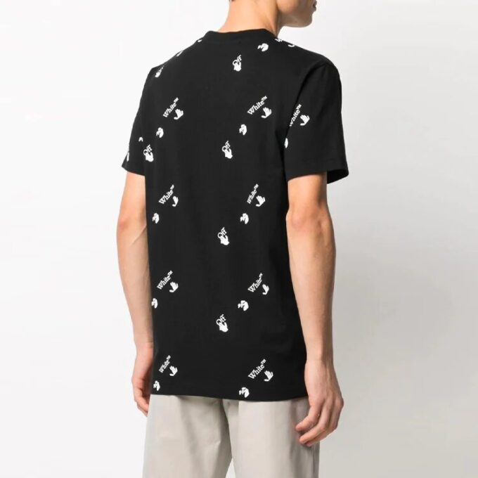 Jersey de cuello redondo con logo para hombre, temporada primavera-verano 2021, negro