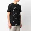 Jersey de cuello redondo con logo para hombre, temporada primavera-verano 2021, negro