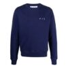Jersey de cuello redondo con logotipo de Arrows Off-White para hombre FW21 azul