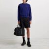 Jersey de cuello redondo con logotipo de Arrows Off-White para hombre FW21 azul