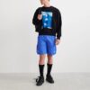 Jersey de cuello redondo de algodón con estampado de la Mona Lisa para hombre de Off-White, negro