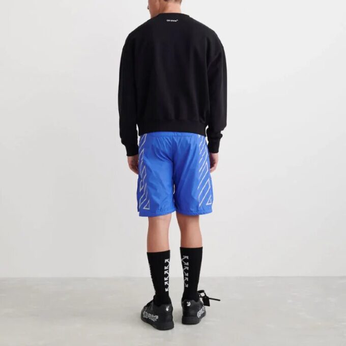 Jersey de cuello redondo de algodón con estampado de la Mona Lisa para hombre de Off-White, negro