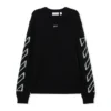 Jersey de cuello redondo Diagonal Arrow Fuzzy