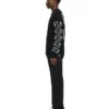 Jersey de cuello redondo Diagonal Arrow Fuzzy