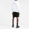 Jersey de cuello redondo Off-White para hombre con letras en el pecho, versión básica, blanco