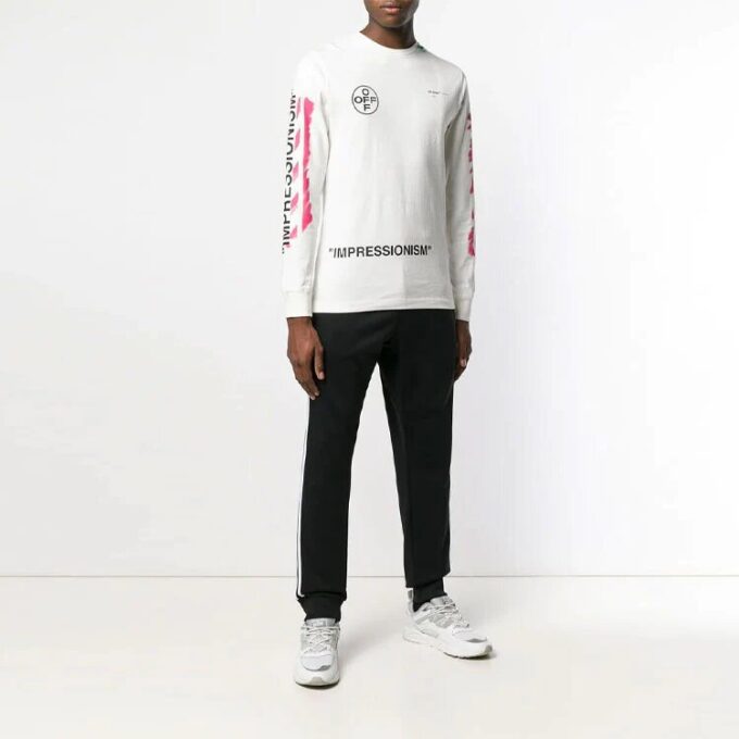 Jersey de cuello redondo para hombre Impressionism Arrows Sketch de la colección SS19