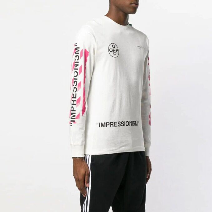 Jersey de cuello redondo para hombre Impressionism Arrows Sketch de la colección SS19