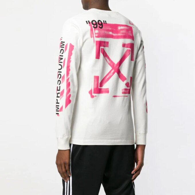Jersey de cuello redondo para hombre Impressionism Arrows Sketch de la colección SS19