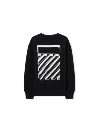 Jersey de cuello redondo Scribble Diagonal