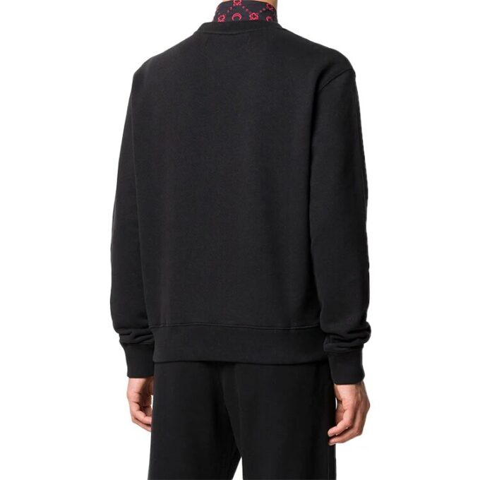 Jersey de cuello redondo y corte ajustado con logotipo para hombre