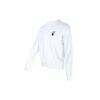 Jersey de cuello redondo y manga larga holgado con estampado de flechas Off-White para hombre FW21, color blanco