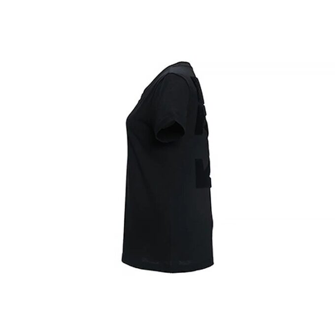 Jersey de cuello redondo y pantalones cortos Off-White, color negro
