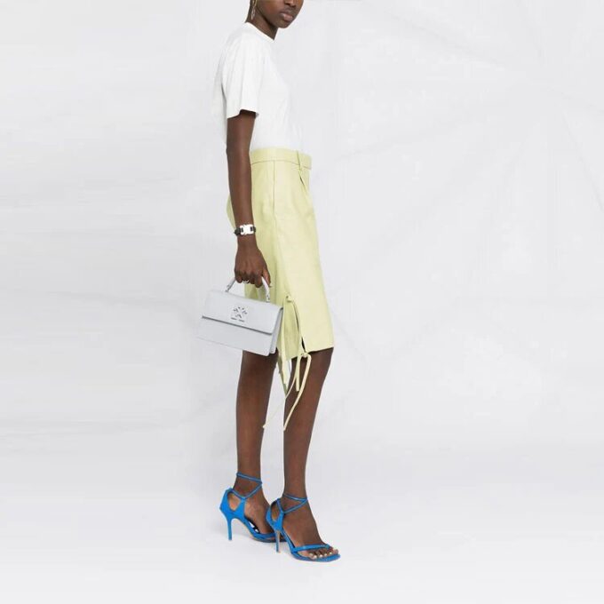 Jersey de cuello redondo y pantalones cortos Off-White SS21, color liso, versión estándar, blanco