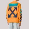 Jersey de flechas degradadas para hombre, naranja