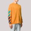 Jersey de flechas degradadas para hombre, naranja