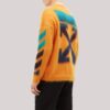 Jersey de flechas degradadas para hombre, naranja