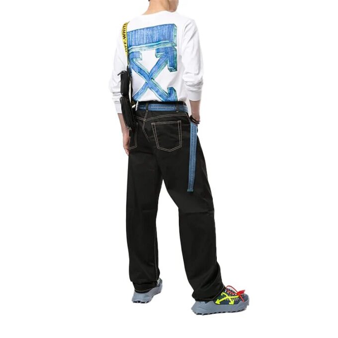 Jersey de hombre con estampado de Arrows FW20, blanco