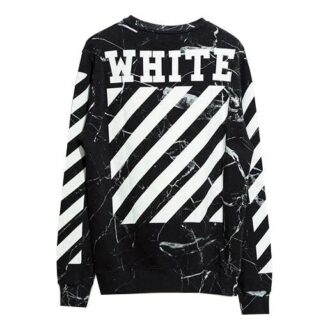 Jersey de hombre con estampado de mármol, negro Jersey de hombre con estampado de mármol, negro